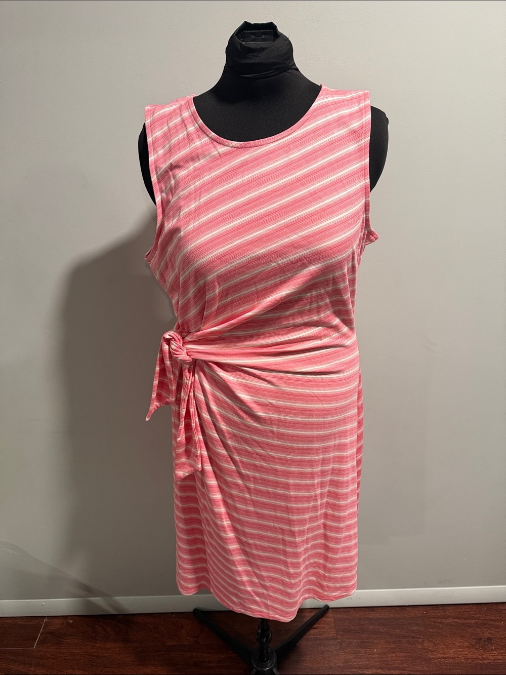 Talbots Pink Striped Dress